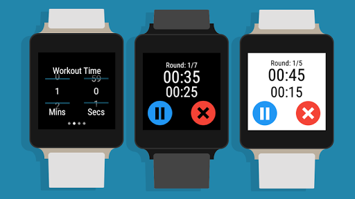 Android application Wear HIIT screenshort