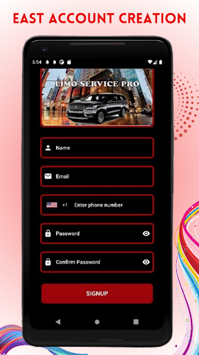 Limo Services Screen 2