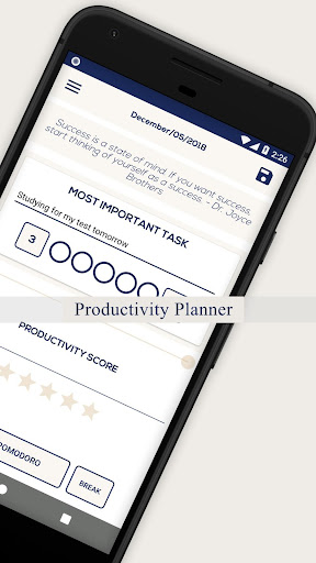 Daily Productivity Journal Screen 2