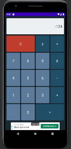 Simple Calculator Screen 2