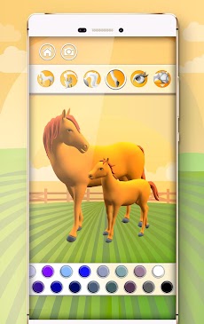 Horse Coloring Book 3Dのおすすめ画像3