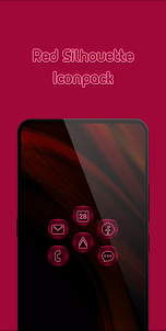 Red Silhouette Icon Pack