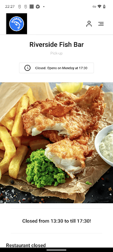 Android application Riverside Fish Bar screenshort