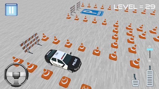 リアルポリス駐車場シミュレーション3Dゲーム