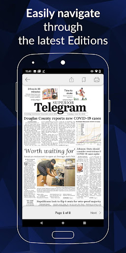 Superior Telegram E-paper Screenshot 2 - AppWisp.com