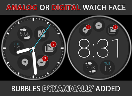 Android application Notification Icon Complication screenshort