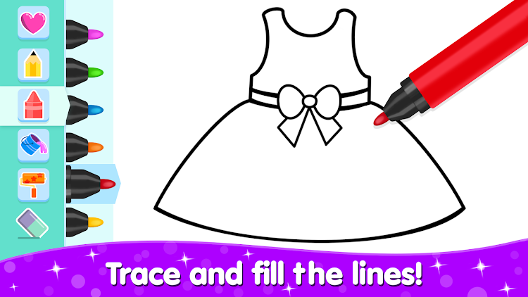 Coloring and Drawing For Girls - 2.1 - (Android)