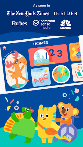 Screenshot of HOMER: Fun Learning For Kids