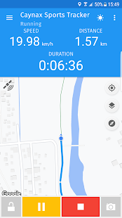 Caynax - Running & Cycling GPS Captura de pantalla