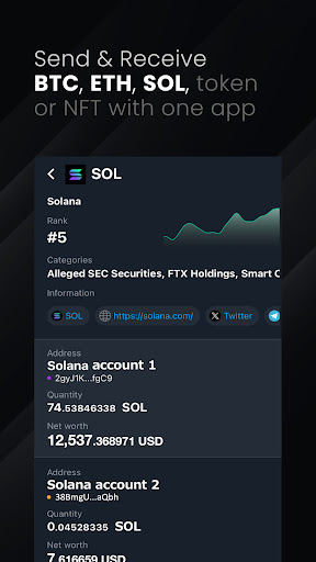 KEYRING PRO: BTC, ETH, SOL Screen 3