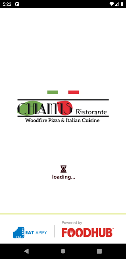 Android application Chiantis Ristorante screenshort