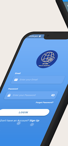 Android application 3C-Health Passport screenshort