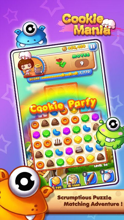 Cookie Mania - Match-3 Sweet G - 2.8.3 - (Android)