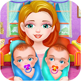 Mommy Birth Twins - Baby Games icon