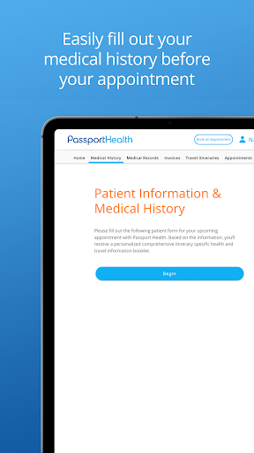 Passport Health Screenshot