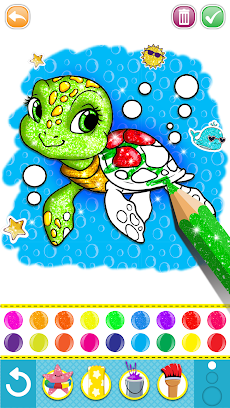 Mermaid coloring for kidsのおすすめ画像2