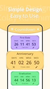 Countdown & Event Tracker App