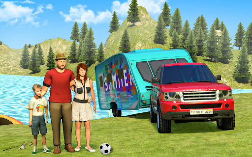 Android application Camper Van Virtual Family Game screenshort