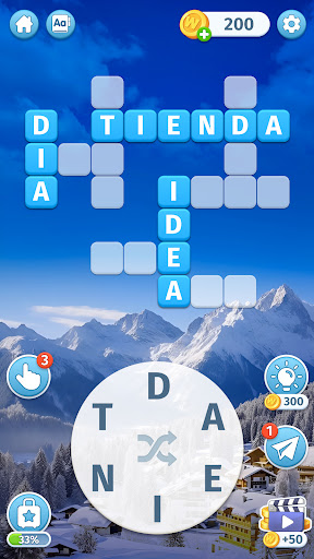 Sky Words: Juegos de Palabras Captura de Pantalla del Juego Android 2