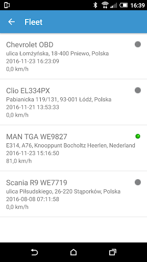 Trakero GPS Zarządzanie Flotą Screen 3