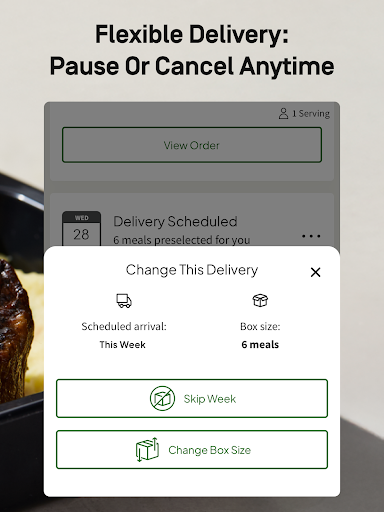 Screenshot of Factor_ Prepared Meal Delivery