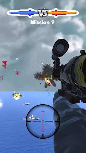 Android application Sky Defender - Aerial Sniper screenshort