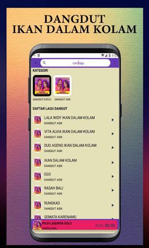Android application Dangdut Ikan Dalam Kolam Koplo screenshort