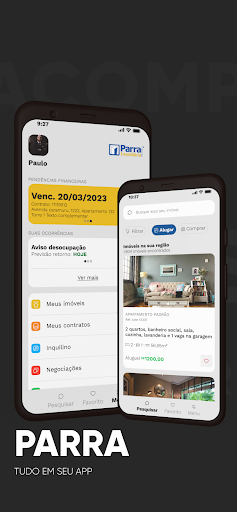 Android application Parra Imobiliária screenshort