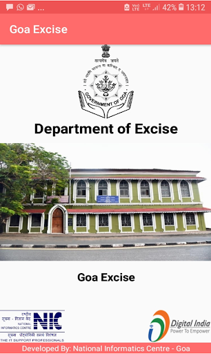 Android application Goa Exicse Checkpost screenshort