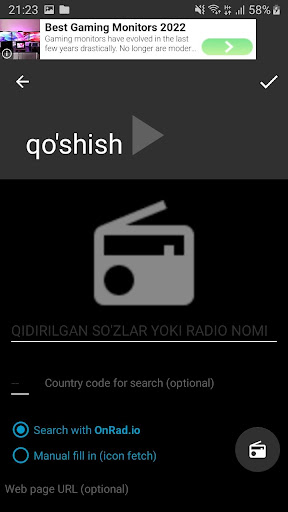 Ozbekiston radiolari Screen 2