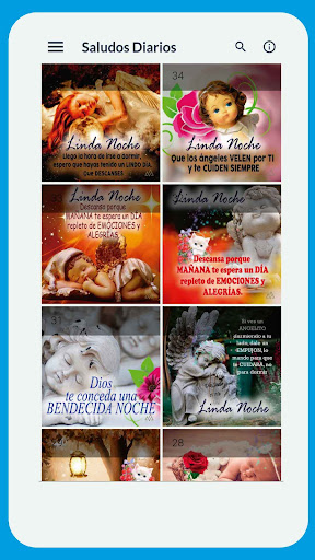 Android application Saludos Diarios screenshort