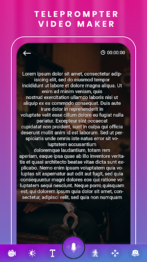 Teleprompter Camera - Video Editor  Add Caption