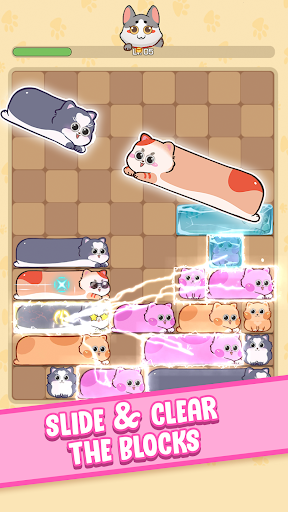 Android application Slidy Cat MeowMaze Adventure screenshort