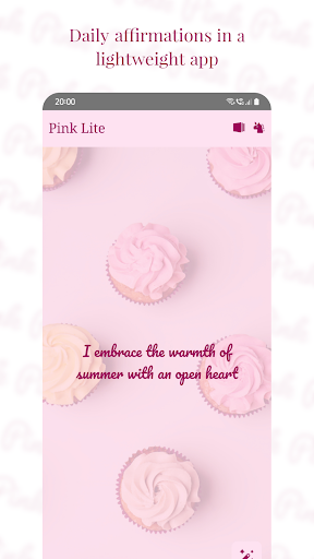 Android application Pink Lite screenshort