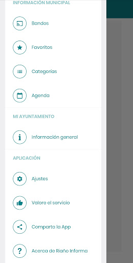Android application Riaño Informa screenshort