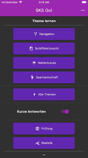 Android application SKS Sportküstenschifferschein screenshort