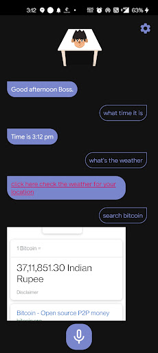 Android application Talking Table screenshort