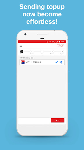 Android application TelEm Topup screenshort