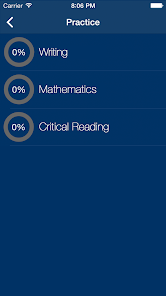Screenshot 2 SAT Test Prep Practice Q & A android