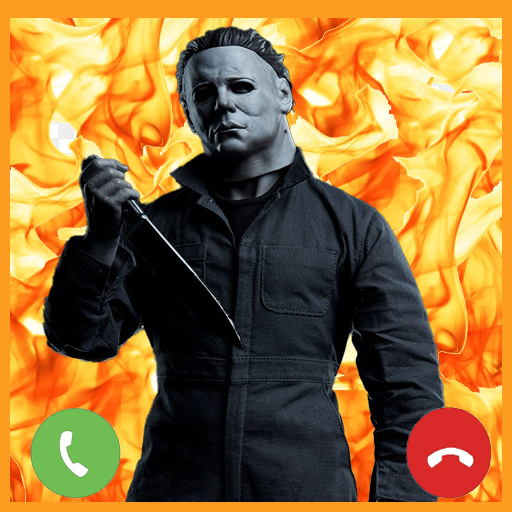 Michael Myers fake call prank logo