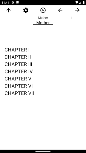 Android application Book, Mother screenshort