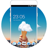 Ice Cream Theme for f3:City Cloud Sky Launcher icon