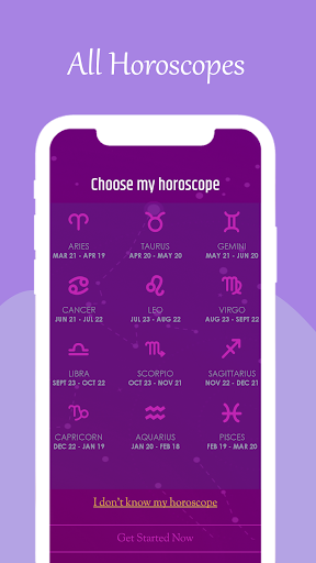 Android application My Daily Horoscope screenshort
