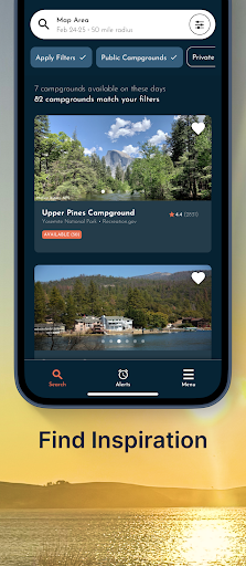 Campsite Tonight-Camping Alert screenshot