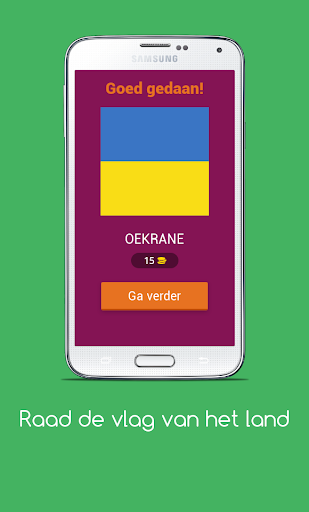 Raad de vlag van het land Screen 2