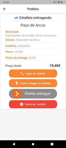 Android application Eats Easy - Delivery screenshort