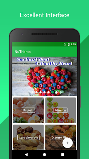Android application Nutrients - Nutritions Guide screenshort