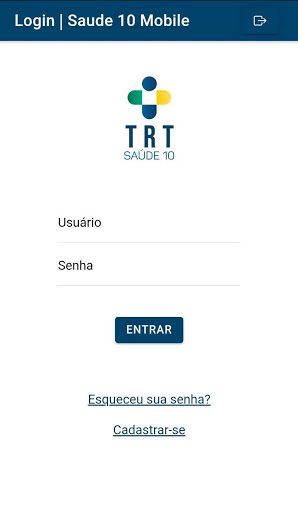 Android application TRT Saúde 10 screenshort