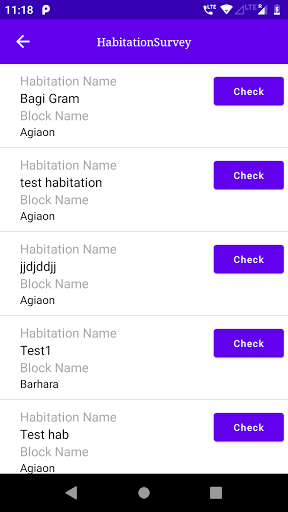 Left Habitation Survey