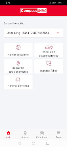 Screenshot of Compass Panamá